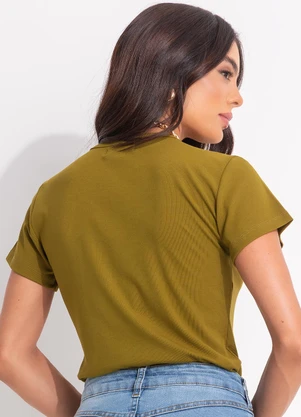 Colcci - Camiseta Verde - COLCCI