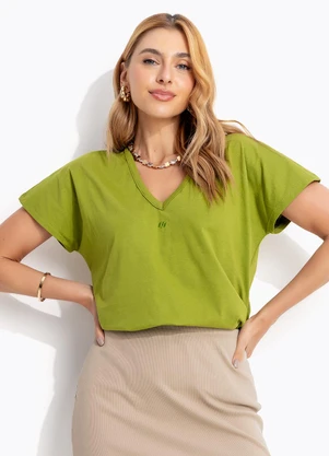Colcci - Camiseta Verde - COLCCI
