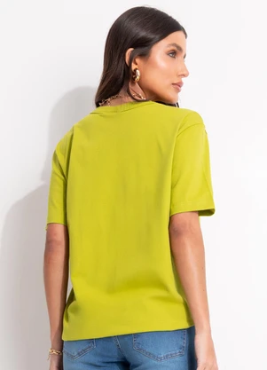 Colcci - Camiseta Verde - COLCCI