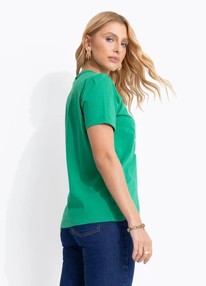 Colcci - Camiseta Verde - COLCCI