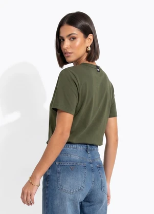 Colcci - Camiseta Verde - COLCCI