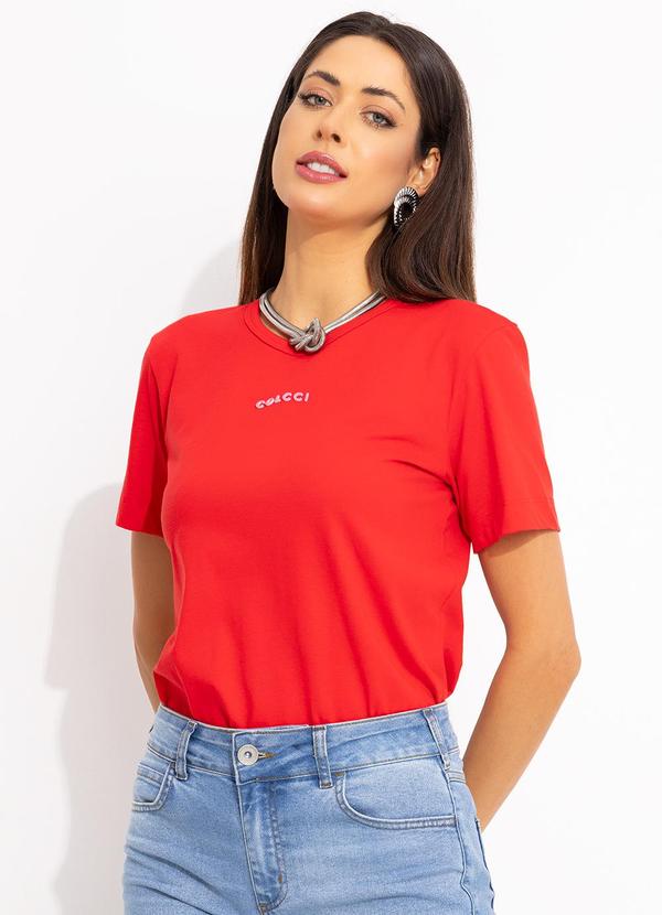 Colcci - Camiseta Vermelho