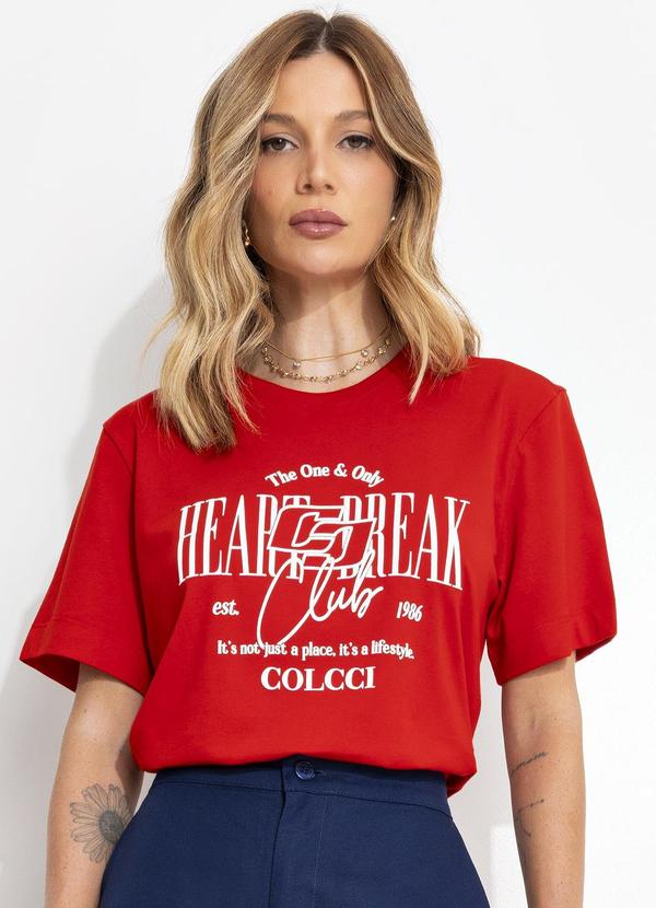 Colcci - Camiseta Vermelho 1