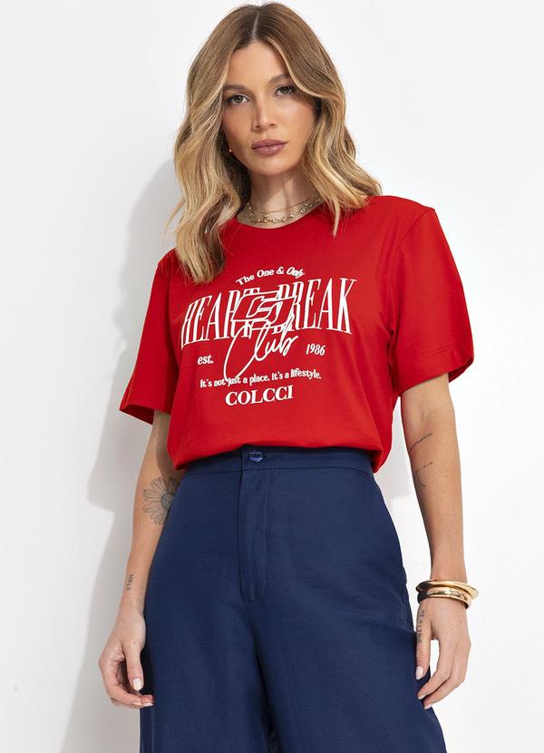 Colcci - Camiseta Vermelho 4
