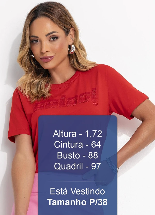 Colcci - Camiseta Vermelho 5