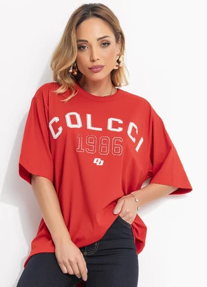 Colcci - Camiseta Vermelho - COLCCI