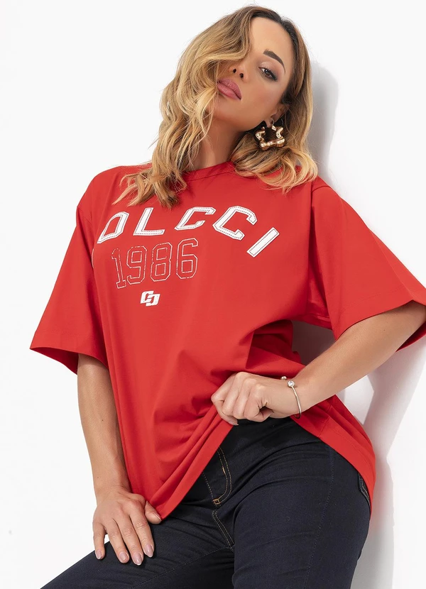 Colcci - Camiseta Vermelho 4