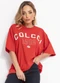 Colcci - Camiseta Azul - variação: Vermelho