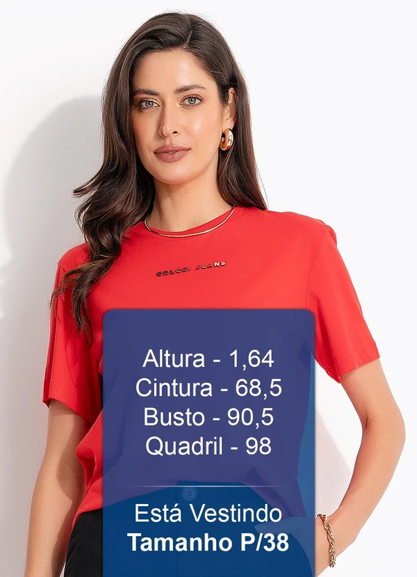 Colcci Jeans - Camiseta Vermelho 5