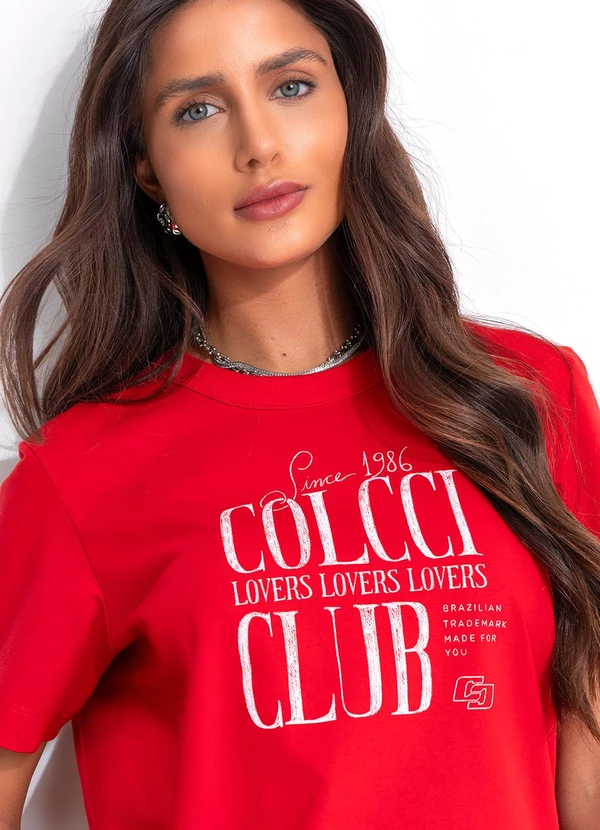 Colcci - Camiseta Vermelho 11