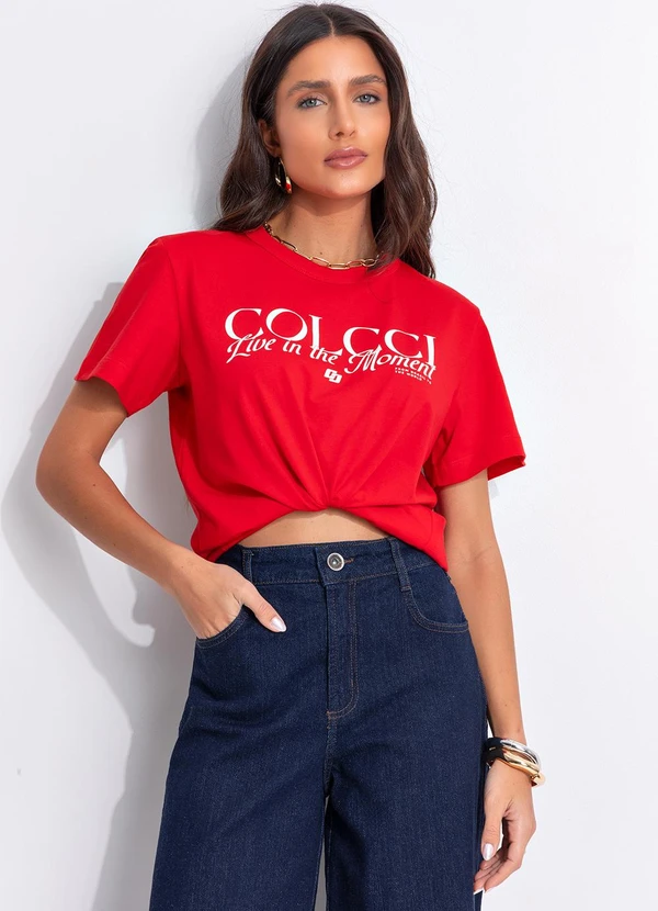 Colcci - Camiseta Vermelho 8