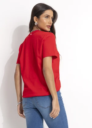 Colcci - Camiseta Vermelho - COLCCI