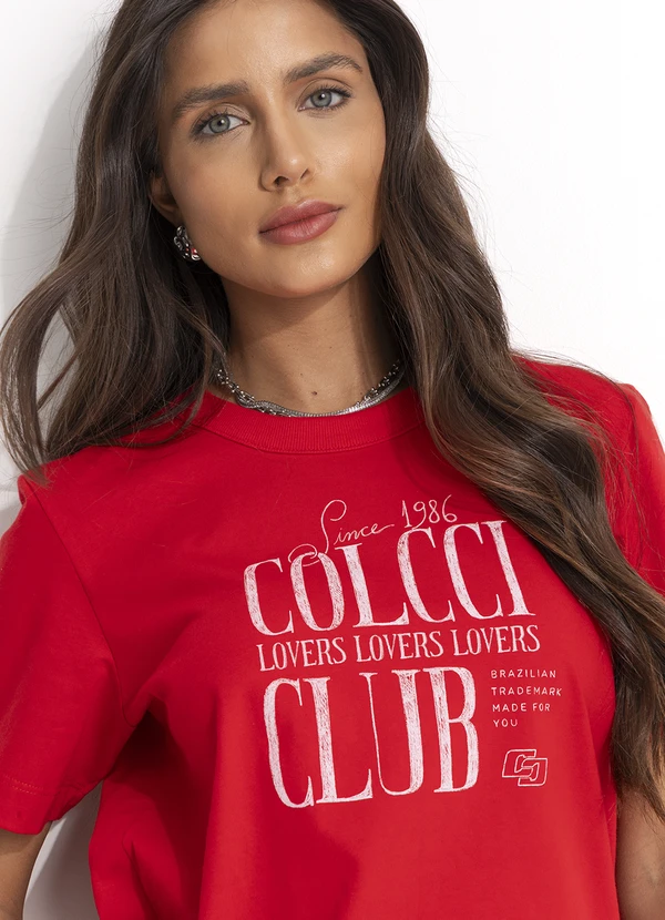 Colcci - Camiseta Vermelho 4