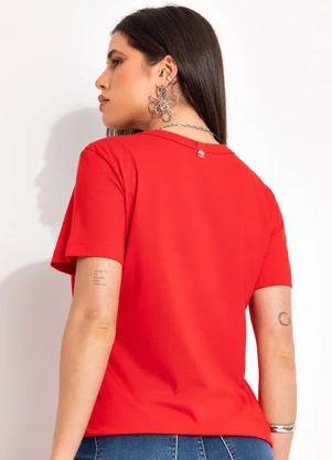 Colcci - Camiseta Vermelho - COLCCI