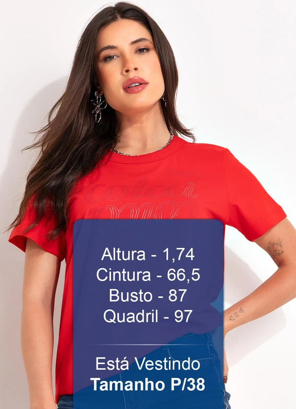 Colcci - Camiseta Vermelho 5
