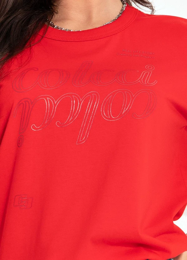 Colcci - Camiseta Vermelho 6