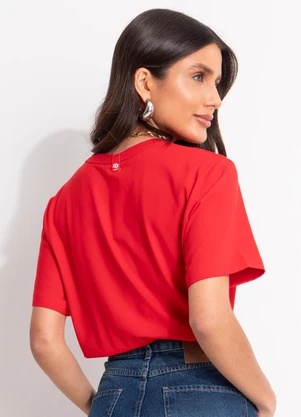 Colcci - Camiseta Vermelho - COLCCI
