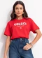 Colcci - Camiseta Preto - variação: Vermelho