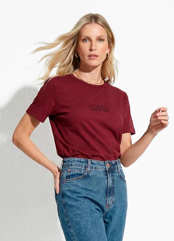 Colcci - Camiseta Vermelho