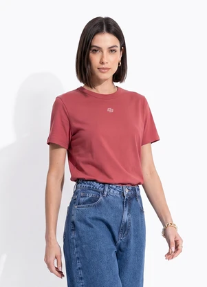 Colcci - Camiseta Vermelho - COLCCI