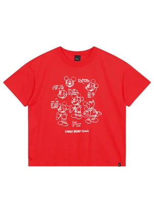 Malwee - Camiseta Walt Disney Comic® Vermelho - MALWEE