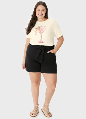 Malwee - Camiseta Welcome To The Party Off White - MALWEE