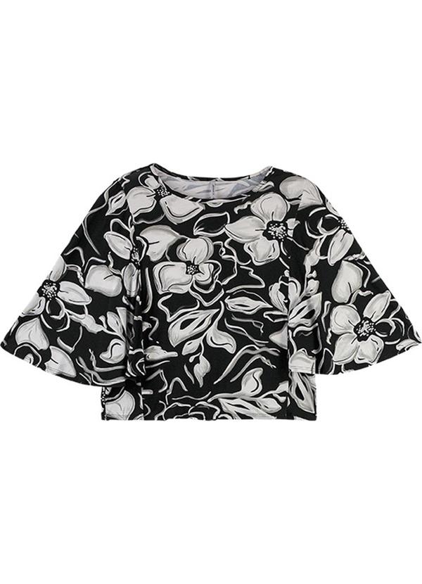 Rezzato - Cropped Summer Mood Adulto Feminino Preto