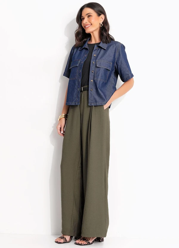 Quintess - Jaqueta Azul Escuro em Jeans 7