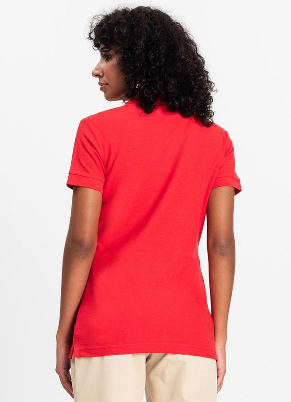 Select - Polo Feminina Piquet Básica Vermelho 2