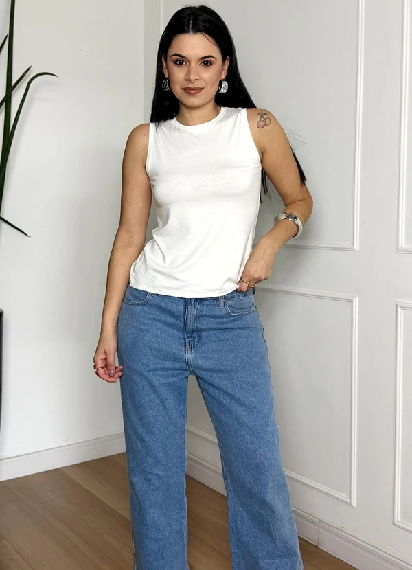 Doce Tom - Regata Básica em Malha Off 3