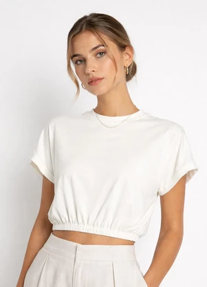 Infinita Cor - Regata Feminina Molecotton Viscose Light  Bege - INFINITA COR