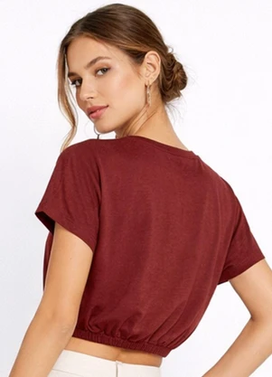 Infinita Cor - Regata Feminina Molecotton Viscose LightVermelho - INFINITA COR