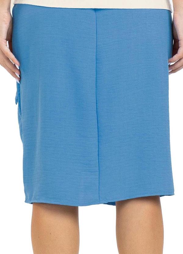 Endless - Saia Crepe Feminina Azul 2