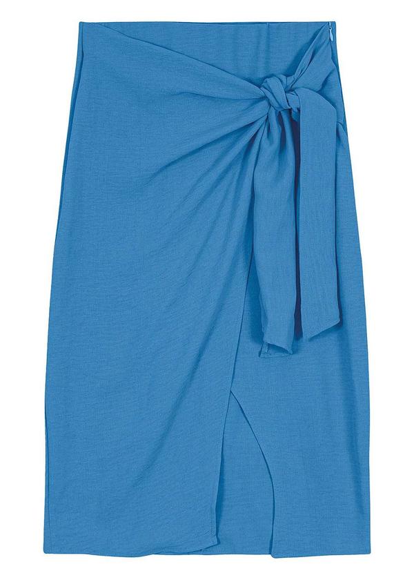 Endless - Saia Crepe Feminina Azul 4