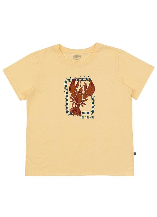Soft Bonni - T-Shirt Adulto Feminino Amarelo