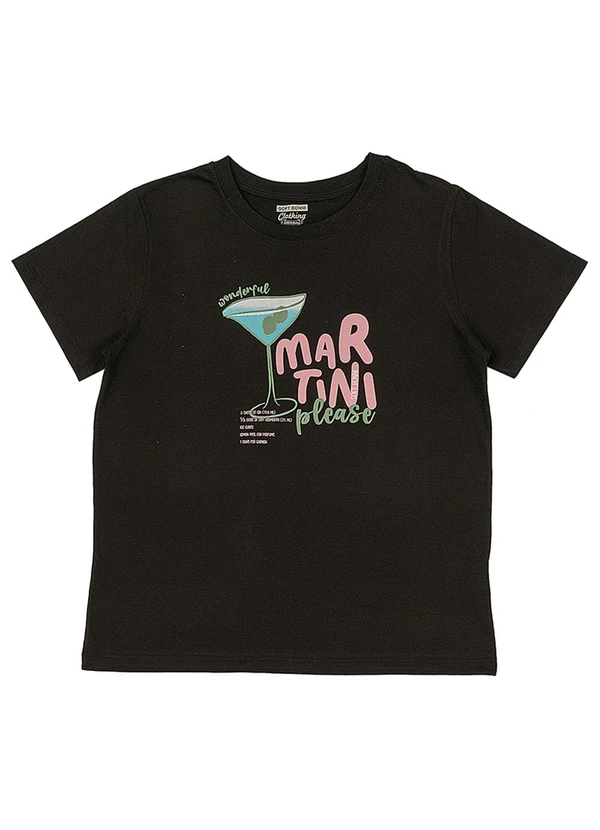 Soft Bonni - T-Shirt Adulto Feminino Preto