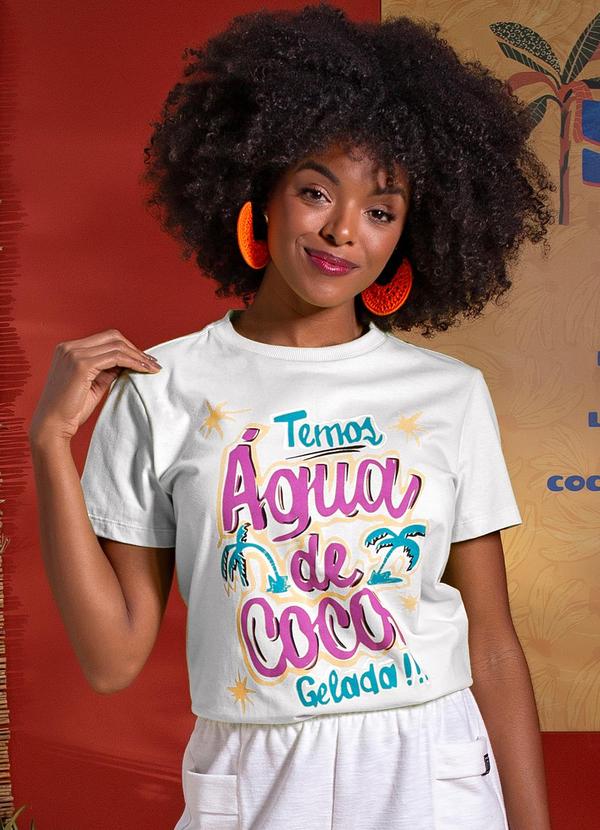 Use Modo - T Shirt Agua de Coco Branco 1