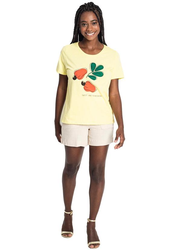 Rovitex - T- Shirt Amarelo 3