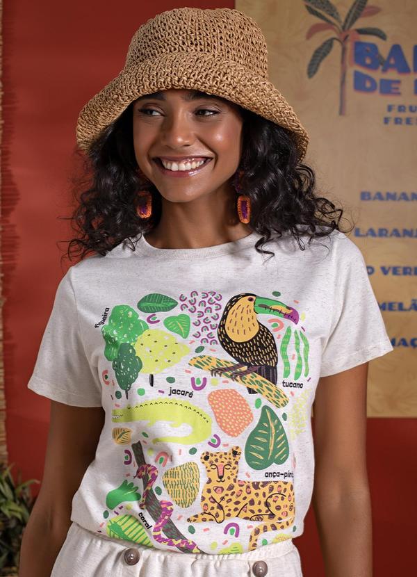 Use Modo - T Shirt Animals Bege