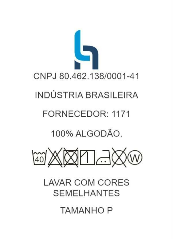 Outlet - T-Shirt Assimétrica Manga Curta Azul Marinho 6