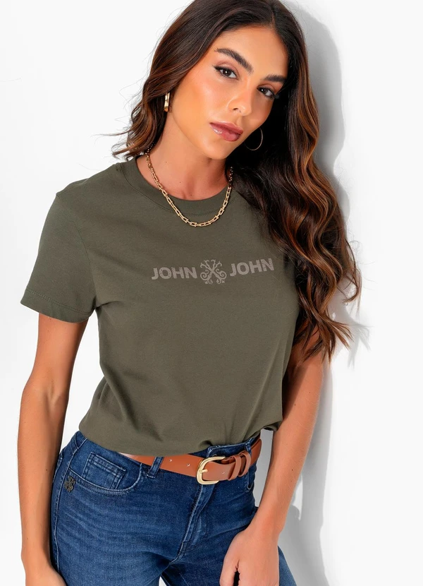 John John - T-Shirt Basic Jj Verde