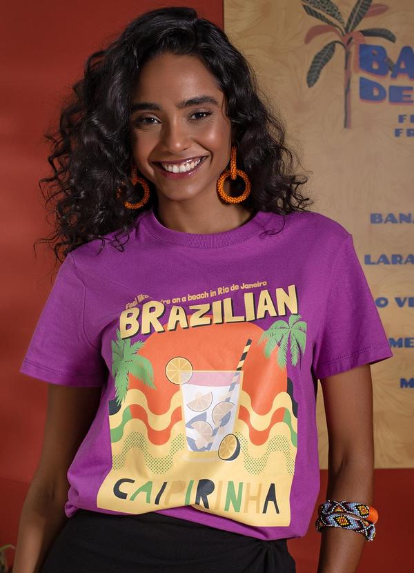 Use Modo - T Shirt Caipirinha Roxo