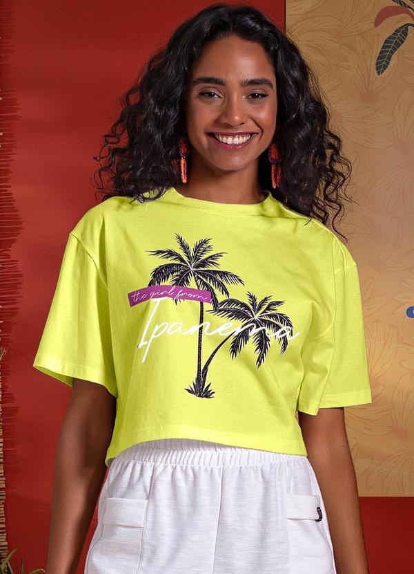 Use Modo - T Shirt Cropp Ipanema Verde