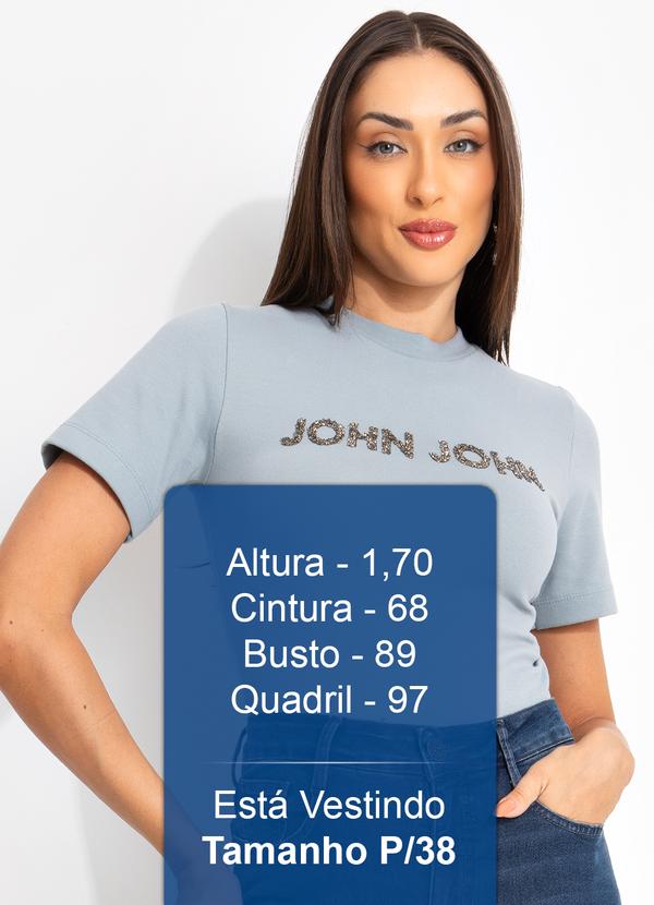 John John - T Shirt Crystal Azul 5