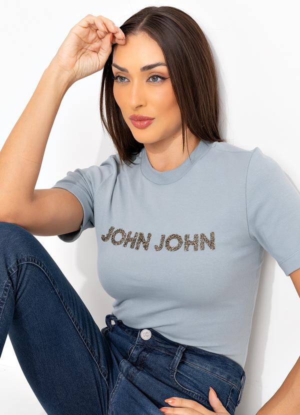 John John - T Shirt Crystal Azul 7
