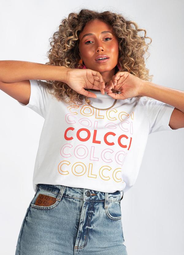 Colcci - T-Shirt em Malha Branco