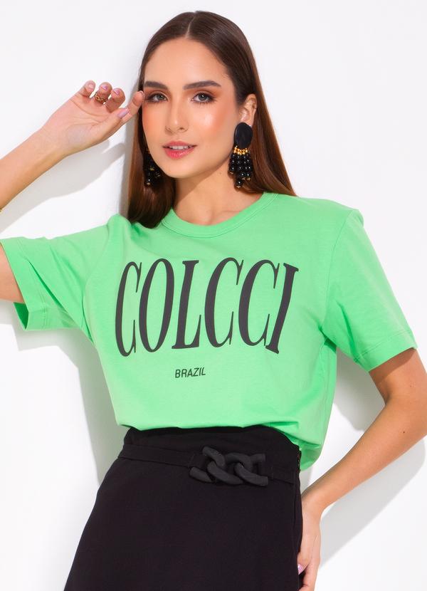 Colcci - T-Shirt em Malha Verde