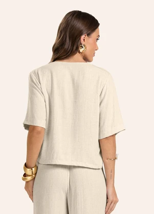 Endless - T- Shirt Feminina Bege - ENDLESS