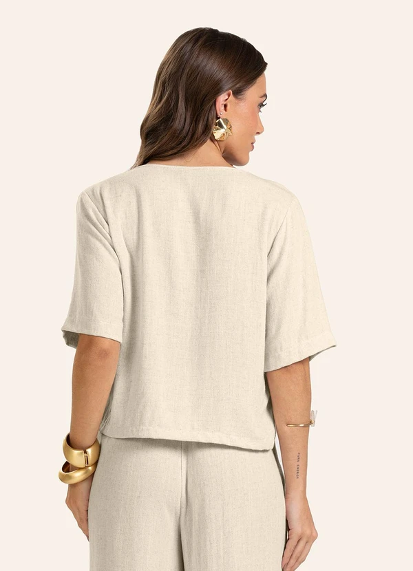 Endless - T- Shirt Feminina Bege 2