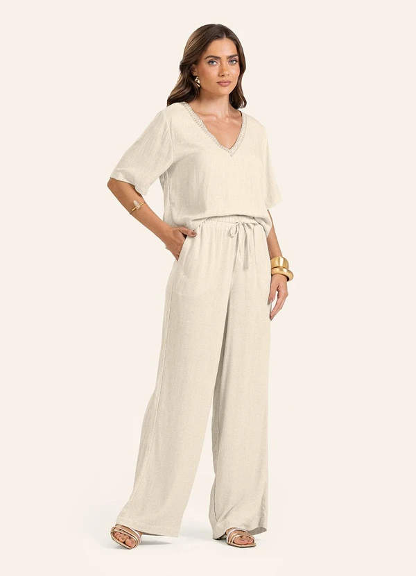 Endless - T- Shirt Feminina Bege 3